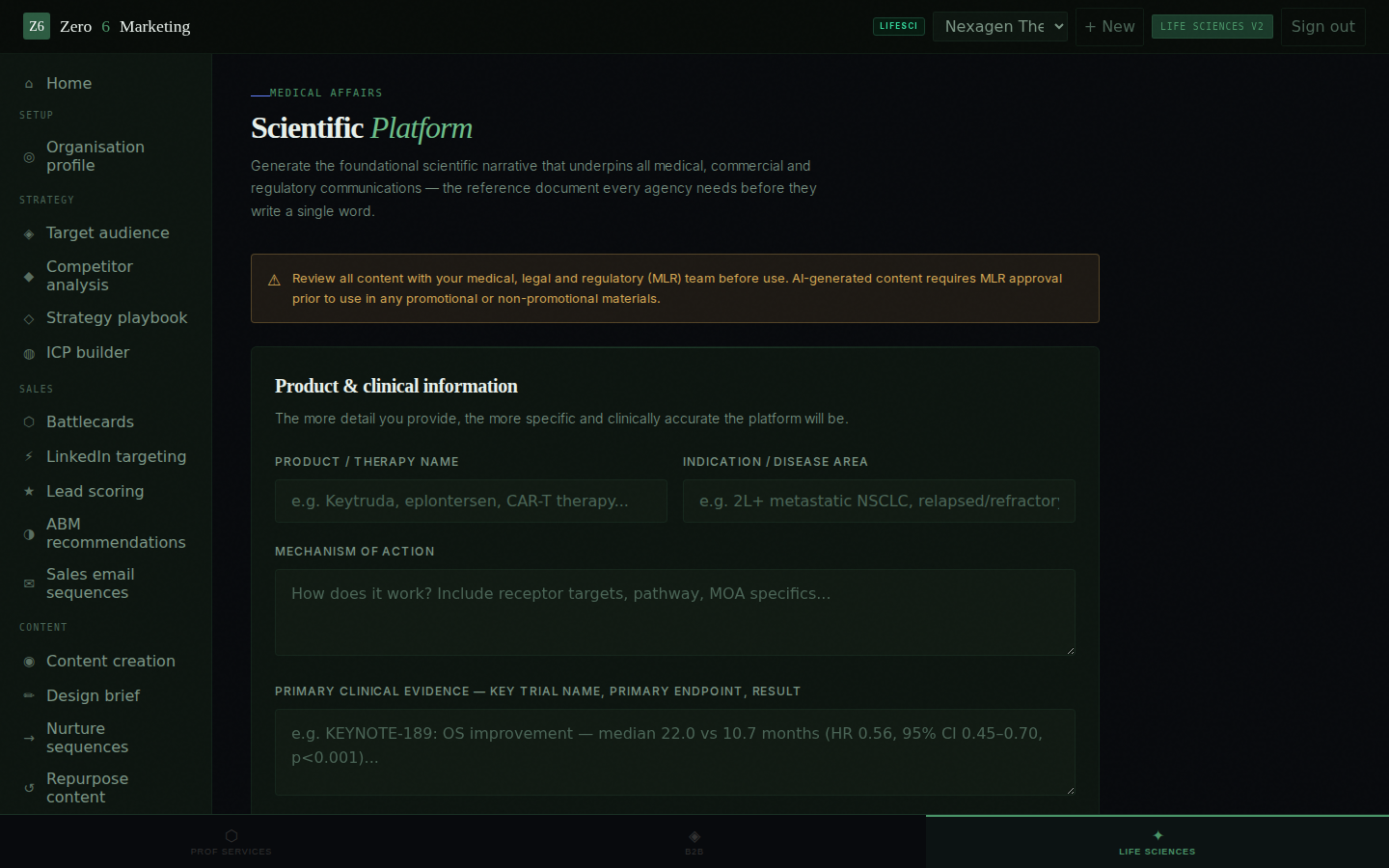 Scientific Platform Builder